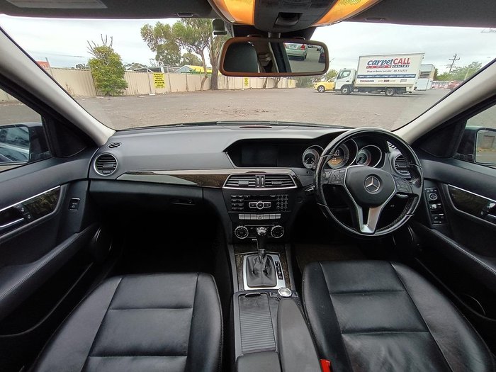 2012 Mercedes-Benz C-Class C250 BlueEFFICIENCY Avantgarde W204 MY12 Black