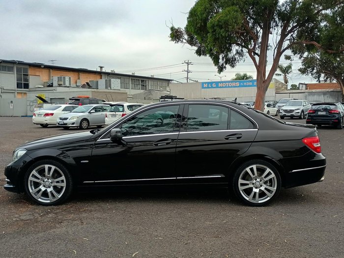 2012 Mercedes-Benz C-Class C250 BlueEFFICIENCY Avantgarde W204 MY12 Black