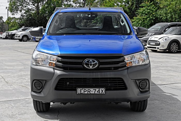2021 Toyota Hilux Workmate TGN121R 4x2 Nebula Blue
