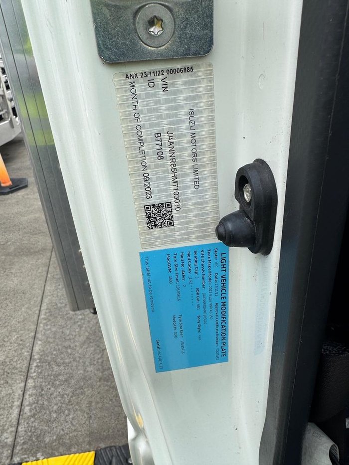 2023 Isuzu Nnr 45/150Auto 45/150 AUTO VAN PACK