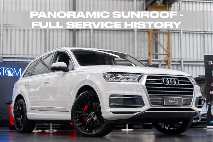 2019 Audi Q7 45 TDI 4M MY19 Four Wheel Drive Glacier White