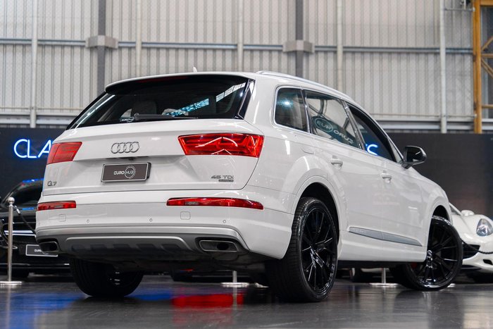 2019 Audi Q7 45 TDI 4M MY19 Four Wheel Drive Glacier White