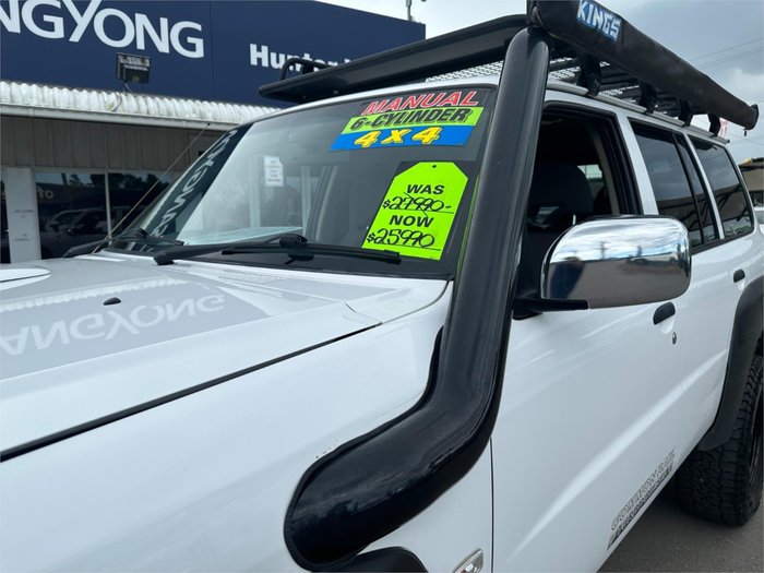 2013 NISSAN PATROL DX (4x4) GU SERIES 9 White