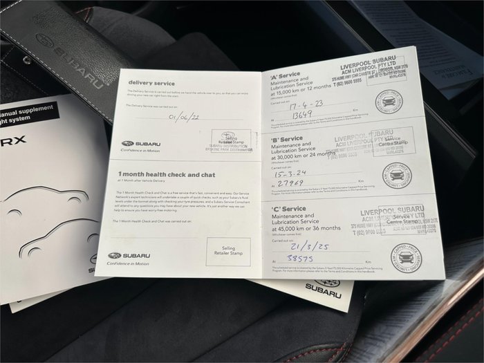 2022 SUBARU WRX tS (AWD) MY22 Blue