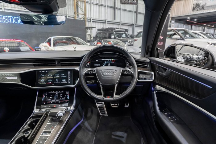 2022 Audi A6 55 TFSI S line C8 MY22 4X4 On Demand Glacier White