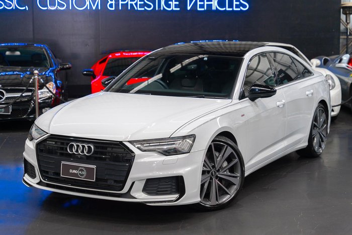 2022 Audi A6 55 TFSI S line C8 MY22 4X4 On Demand Glacier White