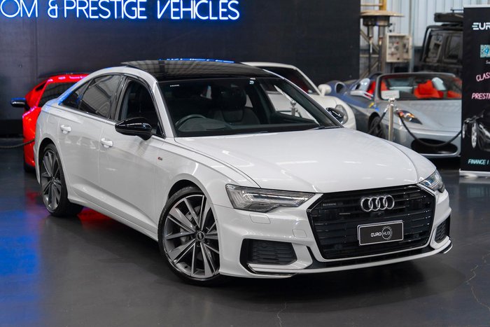 2022 Audi A6 55 TFSI S line C8 MY22 4X4 On Demand Glacier White