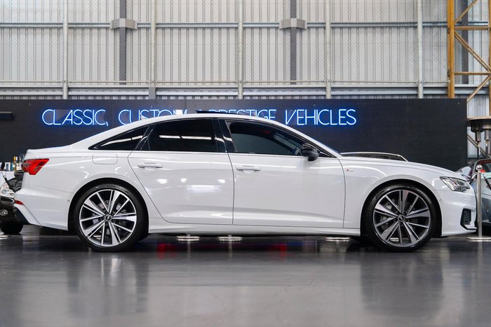 2022 Audi A6 55 TFSI S line C8 MY22 4X4 On Demand Glacier White