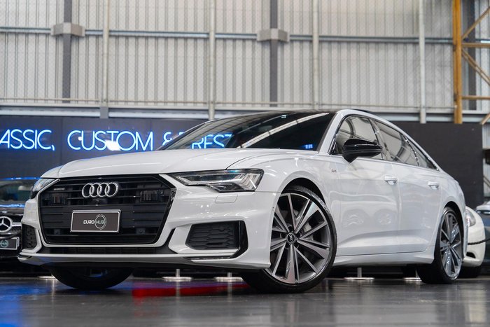 2022 Audi A6 55 TFSI S line C8 MY22 4X4 On Demand Glacier White