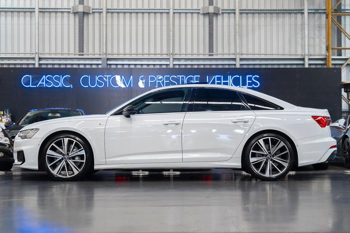 2022 Audi A6 55 TFSI S line C8 MY22 4X4 On Demand Glacier White