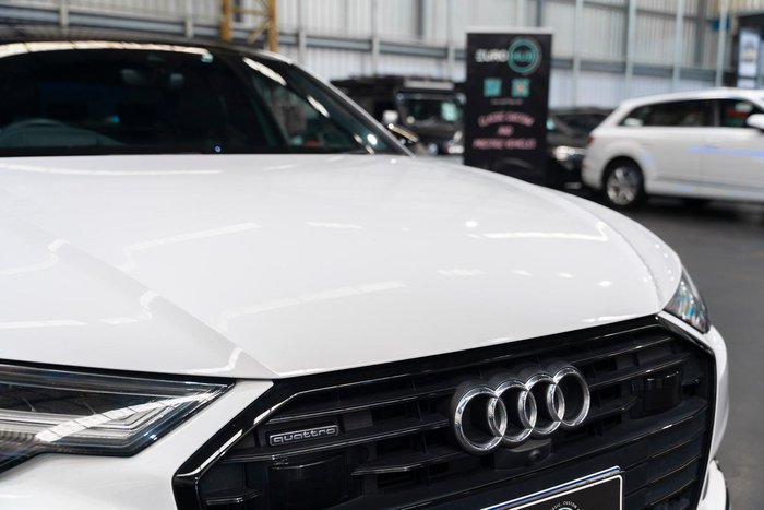 2022 Audi A6 55 TFSI S line C8 MY22 4X4 On Demand Glacier White