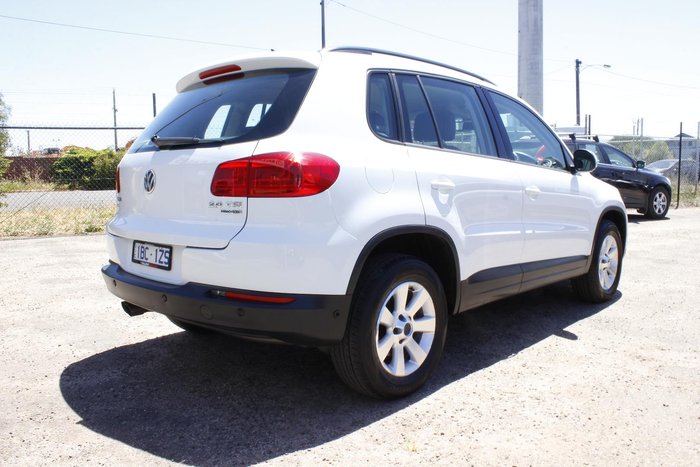 2014 Volkswagen Tiguan 132TSI Pacific 5N MY14 Four Wheel Drive Pure White