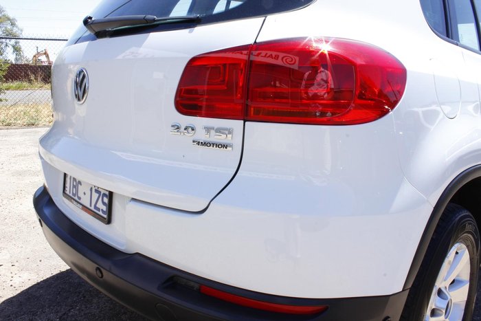 2014 Volkswagen Tiguan 132TSI Pacific 5N MY14 Four Wheel Drive Pure White