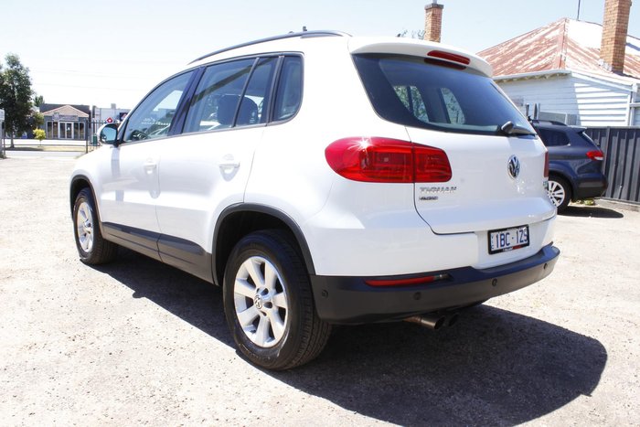 2014 Volkswagen Tiguan 132TSI Pacific 5N MY14 Four Wheel Drive Pure White