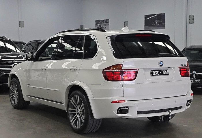 2013 BMW X5 xDrive40d Sport E70 MY13 4X4 Constant Alpine White
