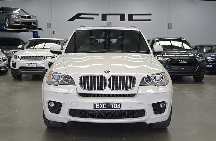 2013 BMW X5 xDrive40d Sport E70 MY13 4X4 Constant Alpine White
