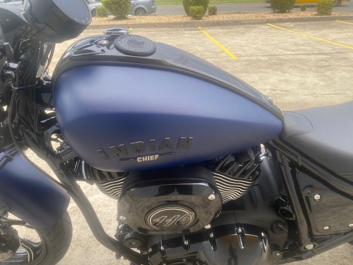 2025 Indian CHIEF DARK HORSE STEEL BLUE