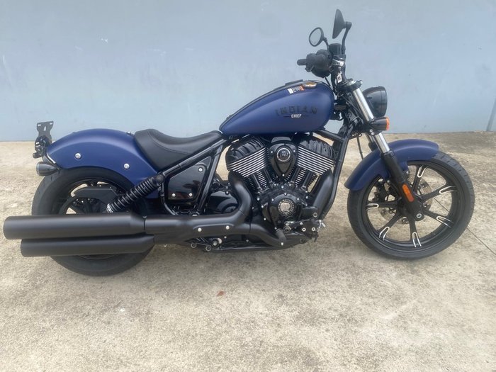 2025 Indian CHIEF DARK HORSE STEEL BLUE