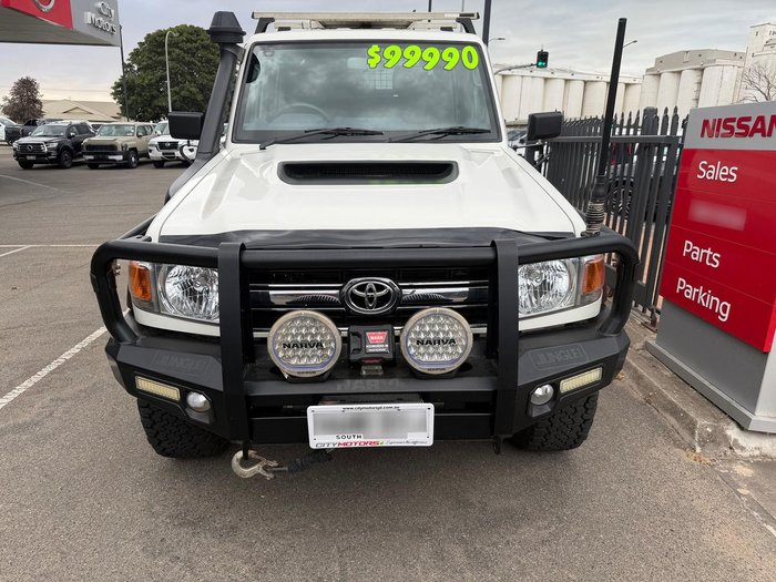 2018 Toyota Landcruiser GXL VDJ79R 4X4 Dual Range French Vanilla