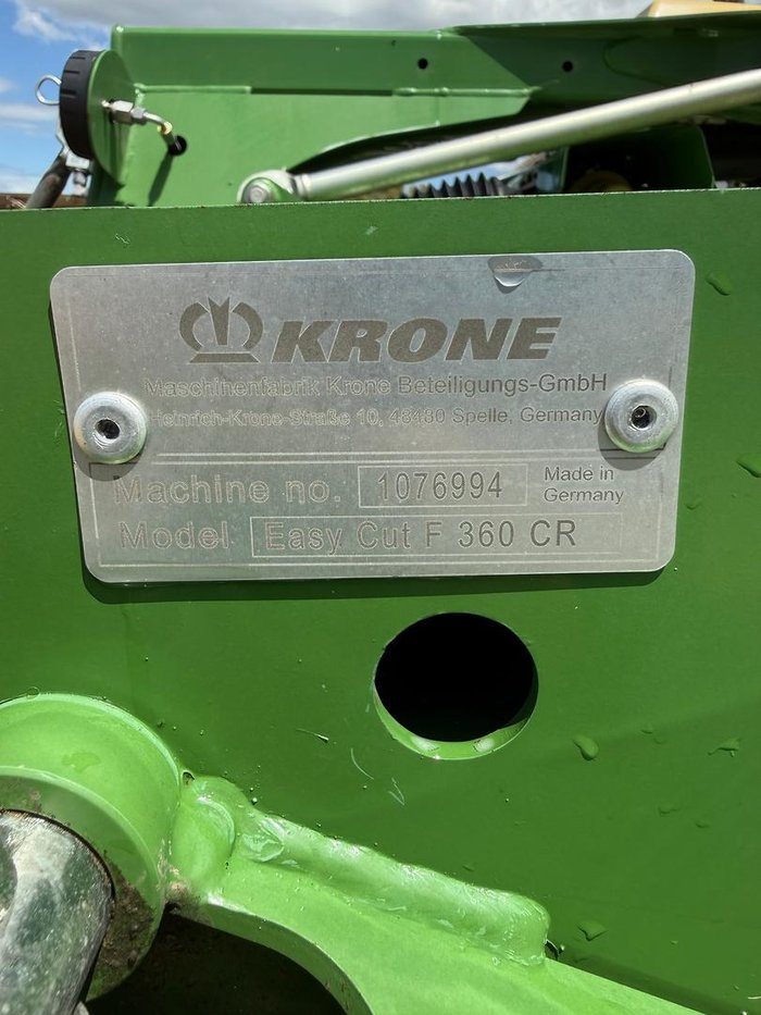 2021 Krone Ecf360crs