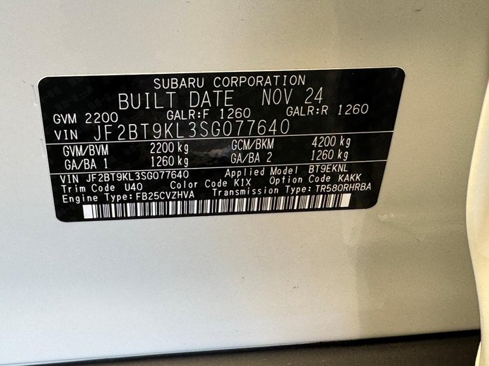 2024 Subaru Outback AWD Sport