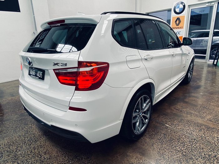 2016 BMW X3 xDrive20d F25 LCI 4X4 Constant Alpine White