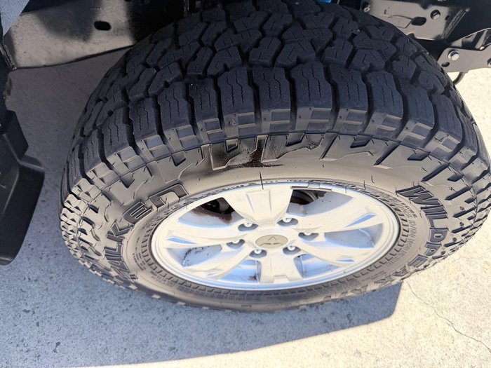 2015 Mitsubishi Triton GLX MN MY15 4X4 Dual Range White