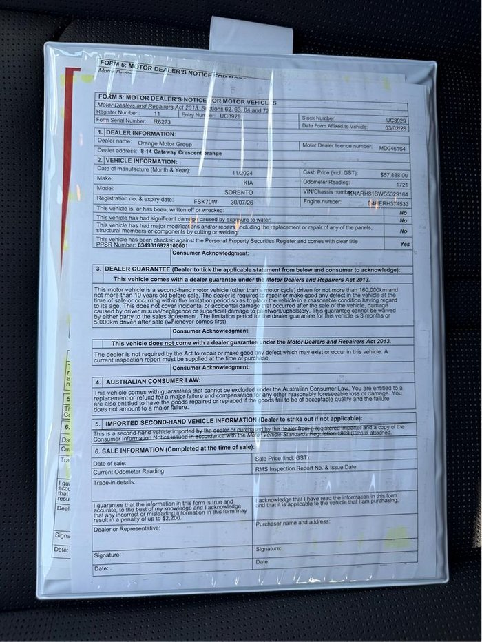 2024 Kia Sorento Sport