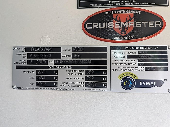 2026 JB Caravans Gator X (18'6)