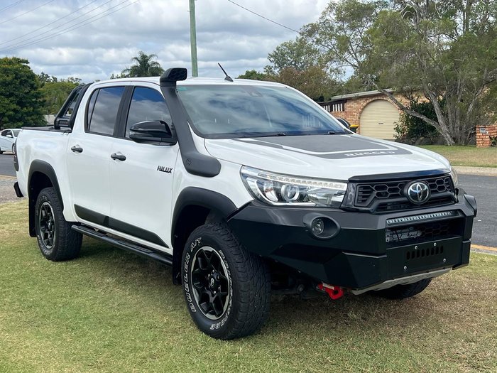 2020 Toyota Hilux Rugged X GUN126R 4X4 Dual Range Glacier White