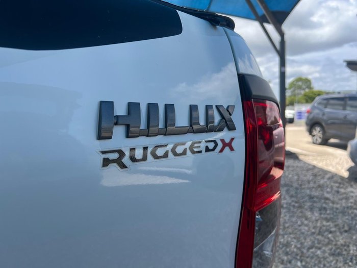 2020 Toyota Hilux Rugged X GUN126R 4X4 Dual Range Glacier White