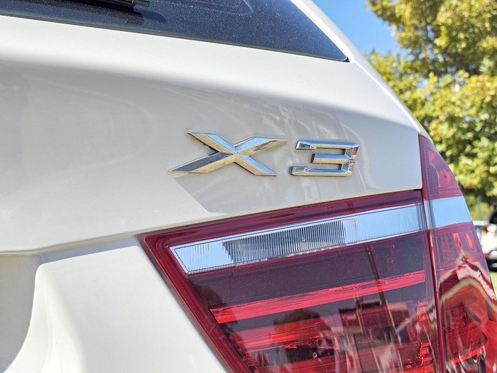 2017 BMW X3 xDrive30d F25 LCI 4X4 Constant Alpine White