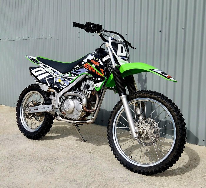 2011 Kawasaki KLX140 KLX Green