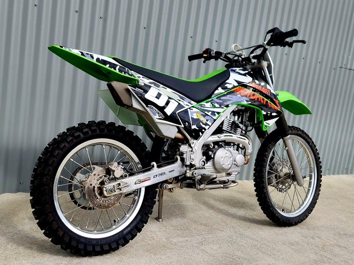 2011 Kawasaki KLX140 KLX Green