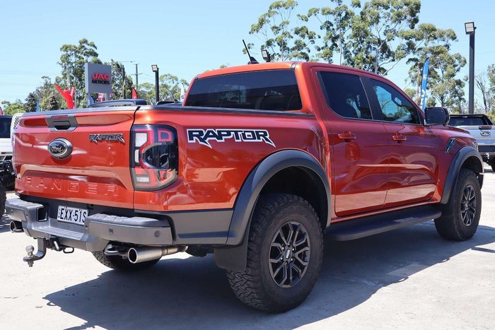 2023 Ford Ranger Raptor MY22 4X4 Dual Range Orange
