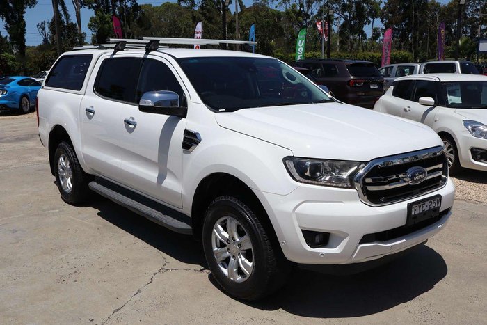 2020 Ford Ranger XLT PX MkIII MY20.25 4X4 Dual Range Arctic White