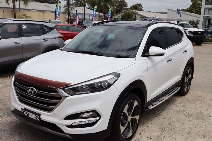 2017 Hyundai Tucson Highlander TLE2 MY18 AWD White