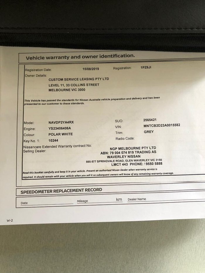 2019 Nissan Navara RX D23 Series 3 4x2 Polar White