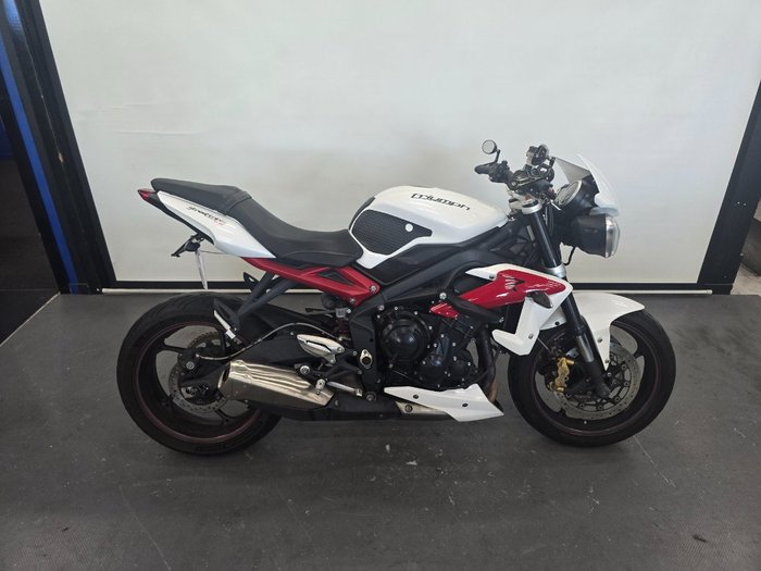 2013 Triumph STREET TRIPLE White