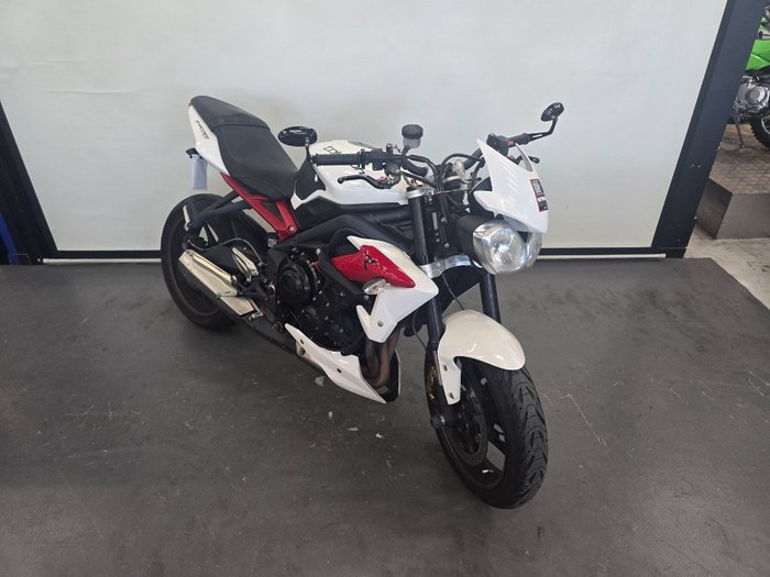 2013 Triumph STREET TRIPLE White