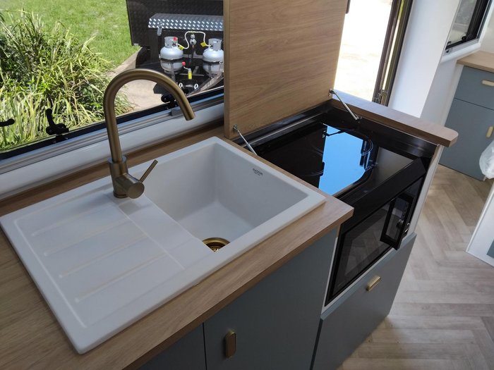 2026 Cadillac RV Ourea Royal King Bed Family Van Triple Bunks Victron Package