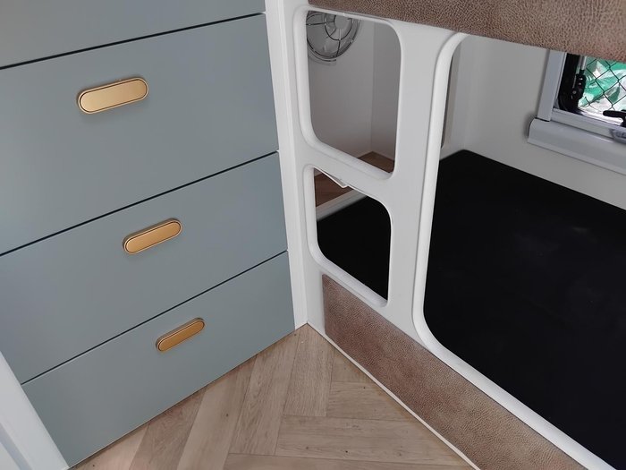 2026 Cadillac RV Ourea Royal King Bed Family Van Triple Bunks Victron Package