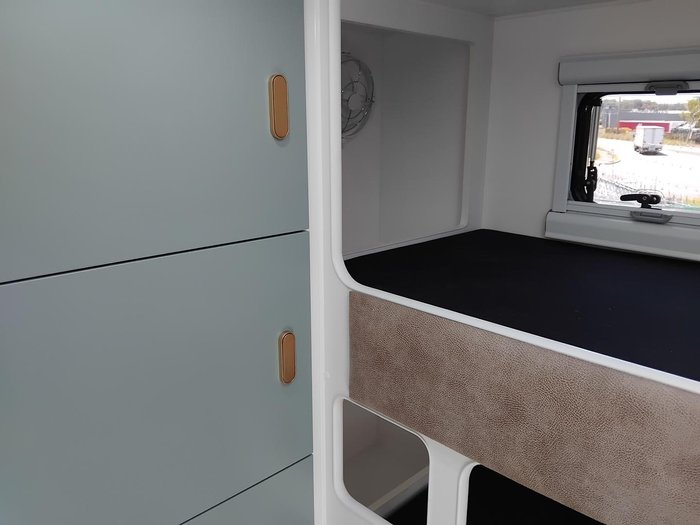 2026 Cadillac RV Ourea Royal King Bed Family Van Triple Bunks Victron Package