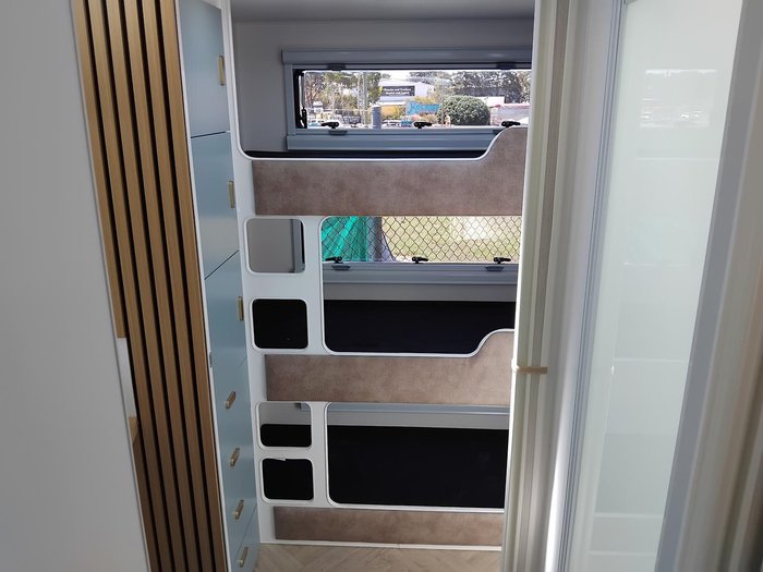 2026 Cadillac RV Ourea Royal King Bed Family Van Triple Bunks Victron Package