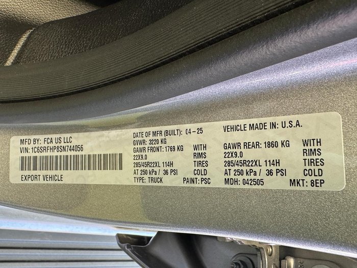 2025 RAM 1500 Limited Hurricane HO RamBox