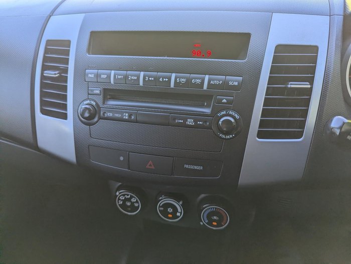 2010 Mitsubishi Outlander LS ZH MY10 4X4 On Demand White