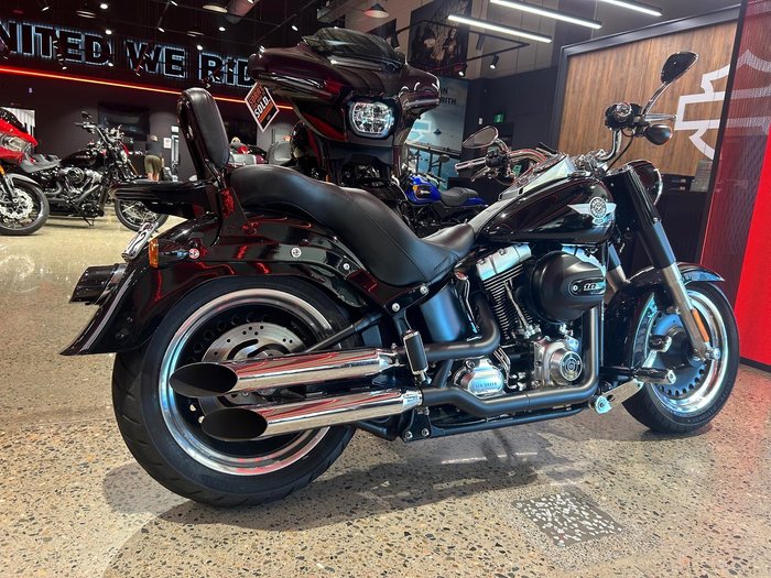 2017 Harley-Davidson Fat Boy Lo 1690 (FLSTFB) Softail Black