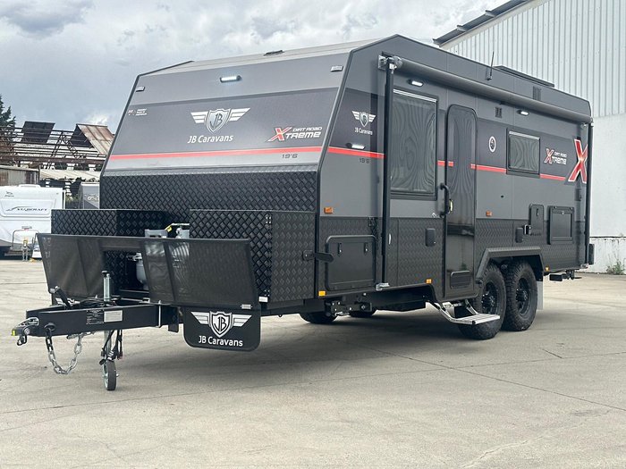 2026 JB Caravans 19'6 Dirt Road Xtreme Front Door