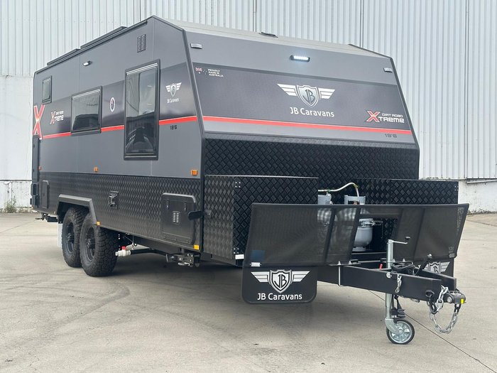 2026 JB Caravans 19'6 Dirt Road Xtreme Front Door