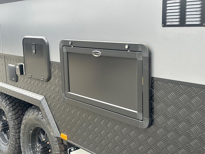 2026 JB Caravans 19'6 Dirt Road Xtreme Front Door